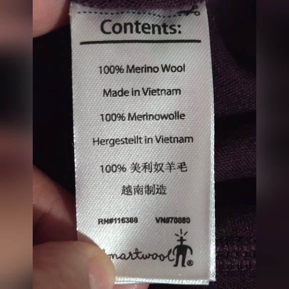 Smartwool Classic Smart Camper Mereno Wool Layering Thermal Top Size S - Picture 8 of 12